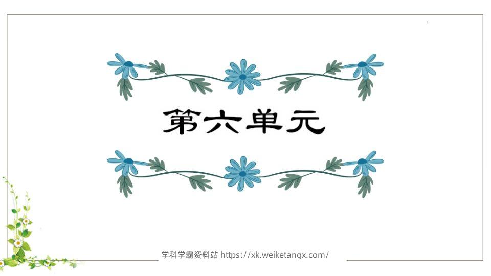 五年级语文下册第6单元知识点课件（部编版）-学科学霸资料站